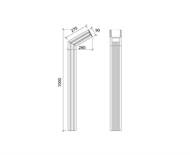 EDGE BOLLARD 60°