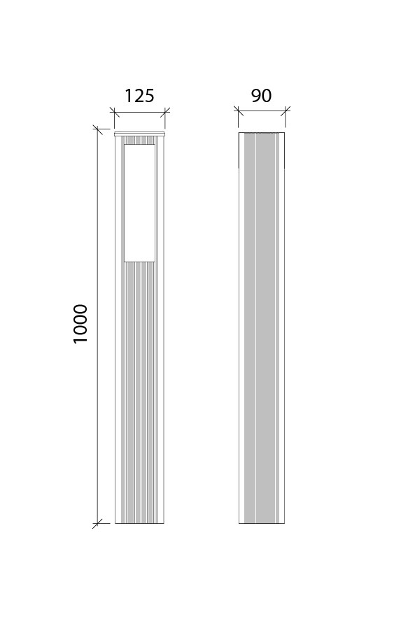 EDGE BOLLARD 180°