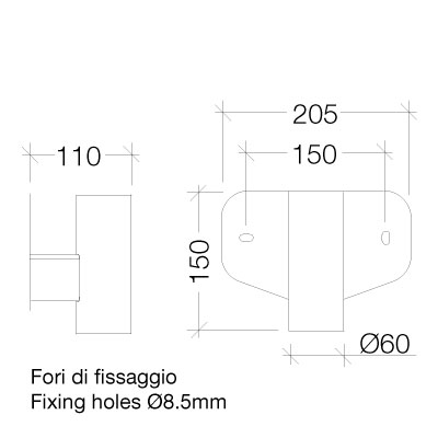 Oracolo wall fixing